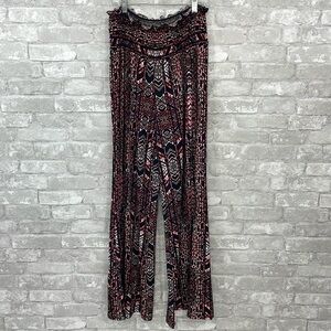 C’est La Vie Wide Leg Print Pant